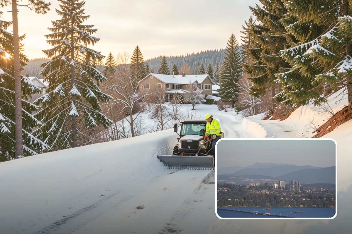 Government Building Snow Removal in Medina, King County, WA - ADA entrances and accessible routes cleared to standard