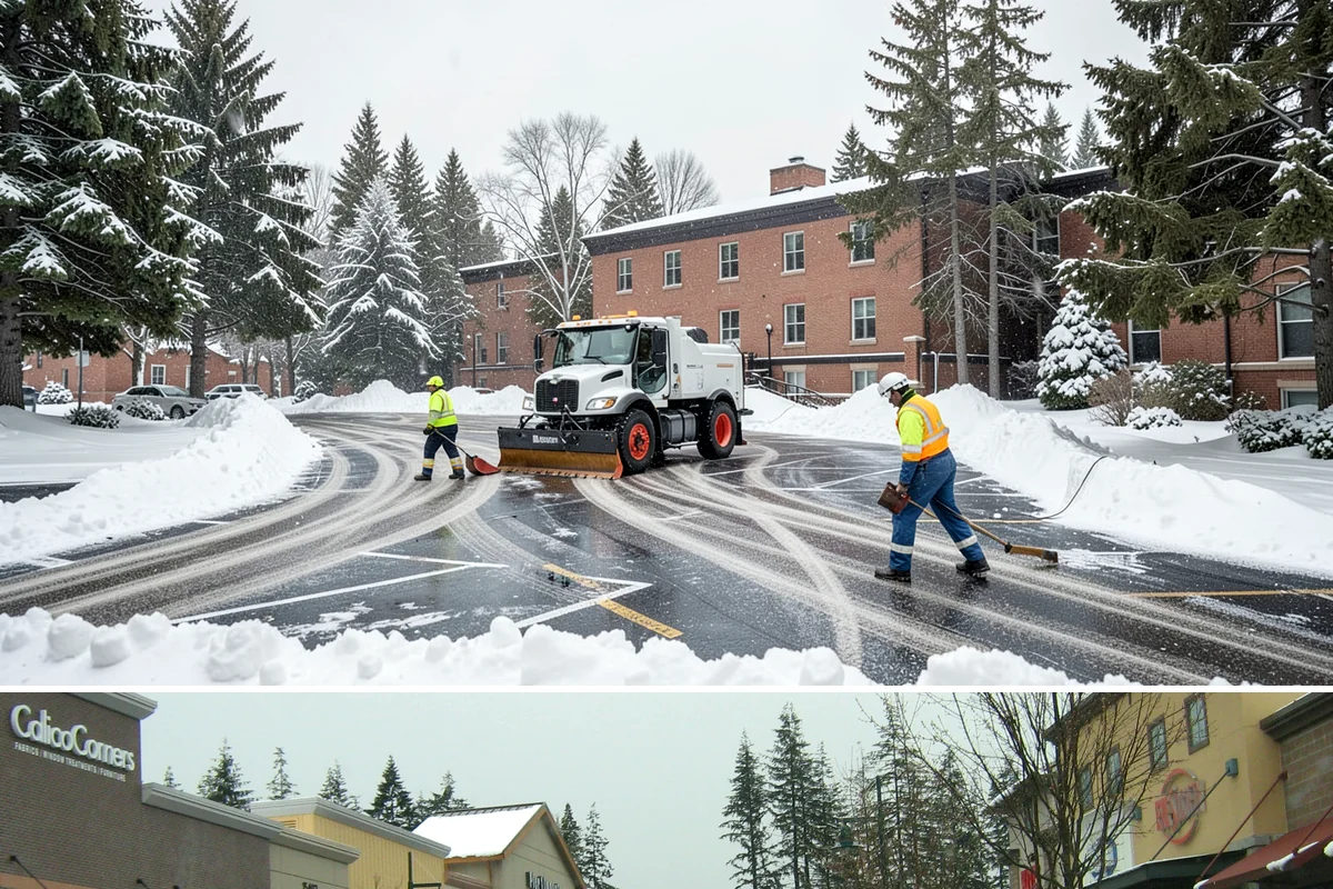 Government Building Snow Removal in Mill Creek, Snohomish County, WA - Civic buildings need coverage November through February whenever lowland snow disrupts public access.