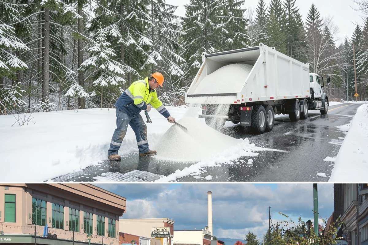 Government Building Snow Removal in Monroe, Snohomish County, WA - Civic buildings need coverage November through February whenever lowland snow disrupts public access.