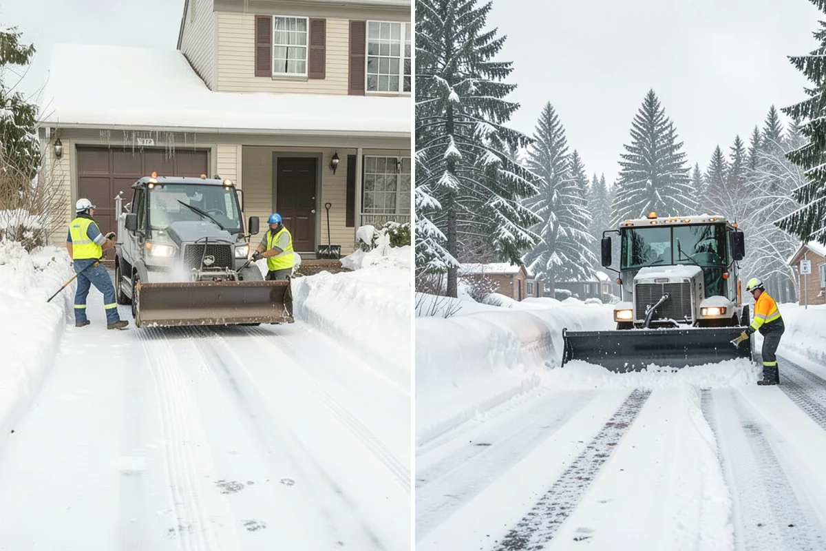 Government Building Snow Removal in Mukilteo, Snohomish County, WA - Identify ADA routes, public entrances, and civic parking
