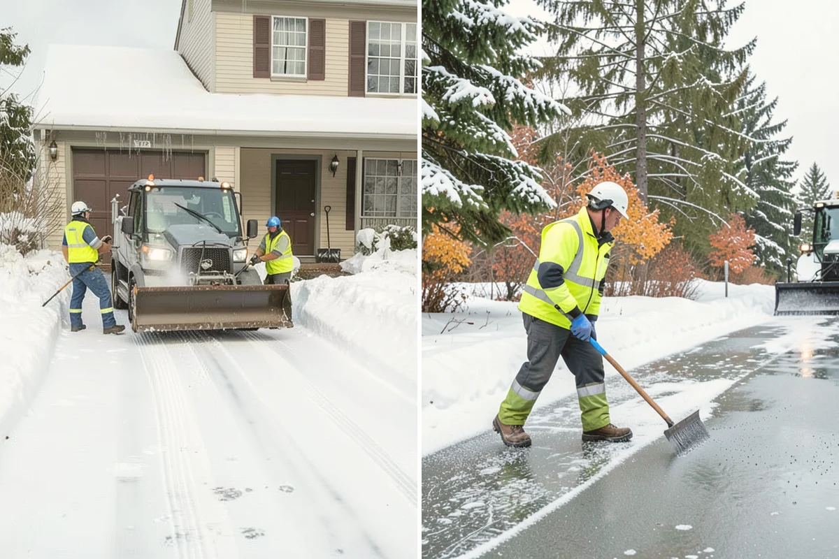 Government Building Snow Removal in Newcastle, King County, WA - Identify ADA routes, public entrances, and civic parking