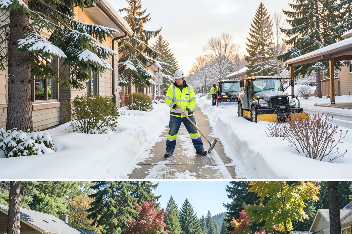 Government Building Snow Removal in Orting, Pierce County, WA - Civic buildings need coverage November through February whenever lowland snow disrupts public access.