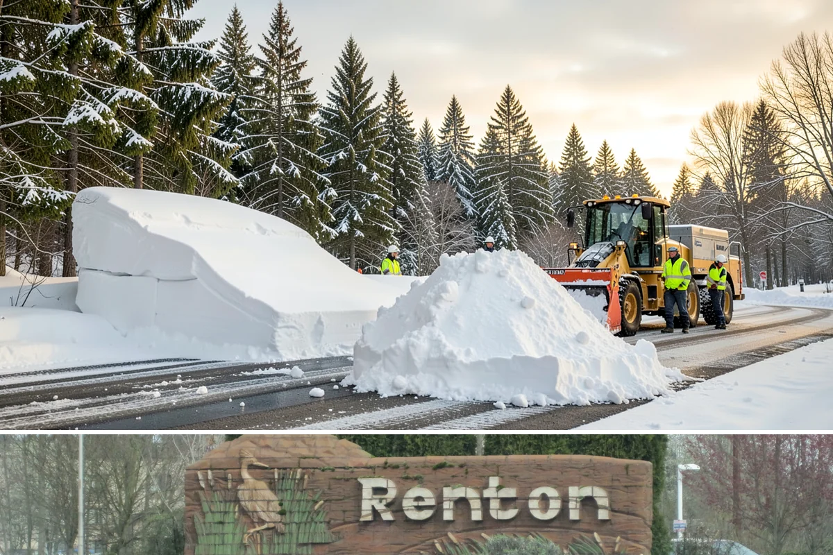 Government Building Snow Removal in Renton, King County, WA - Civic buildings need coverage November through February whenever lowland snow disrupts public access.