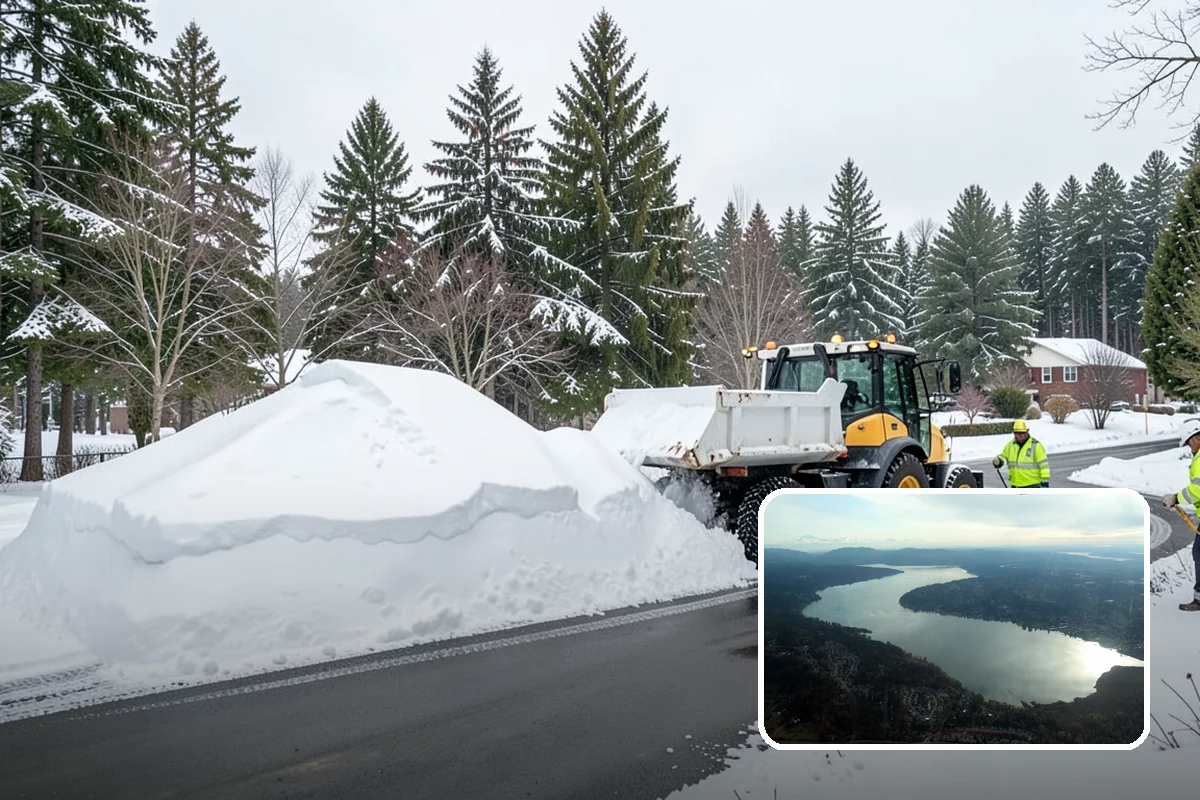 Government Building Snow Removal in Sammamish, King County, WA - ADA entrances and accessible routes cleared to standard