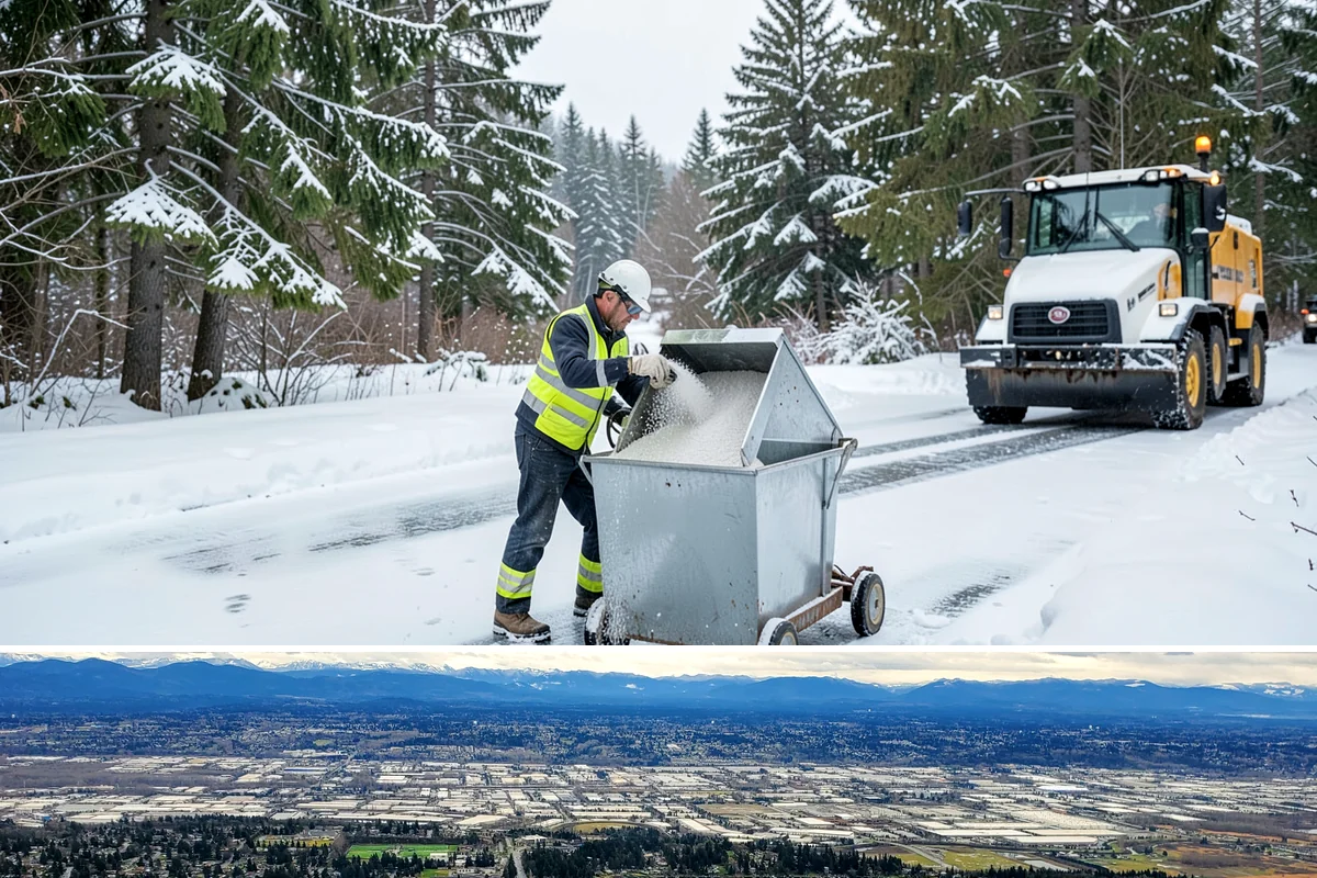 Government Building Snow Removal in SeaTac, King County, WA - Civic buildings need coverage November through February whenever lowland snow disrupts public access.