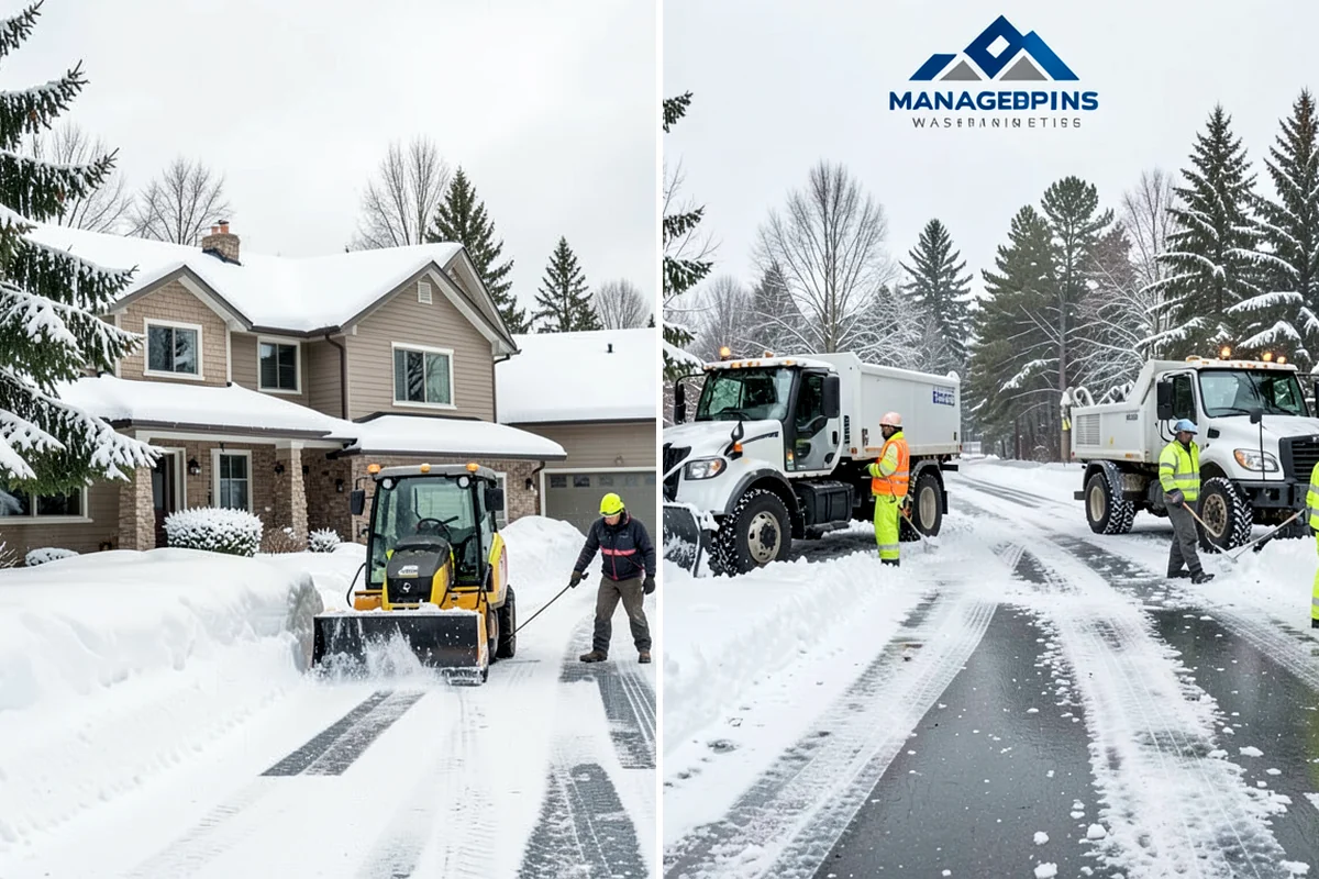 Government Building Snow Removal in Sedro-Woolley, Skagit County, WA - Identify ADA routes, public entrances, and civic parking