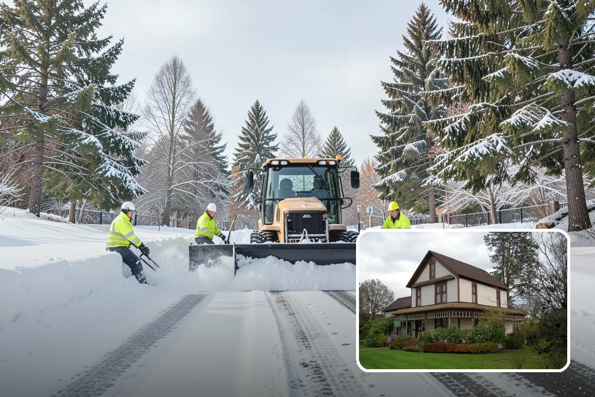 Government Building Snow Removal in Sumner, Pierce County, WA - ADA entrances and accessible routes cleared to standard