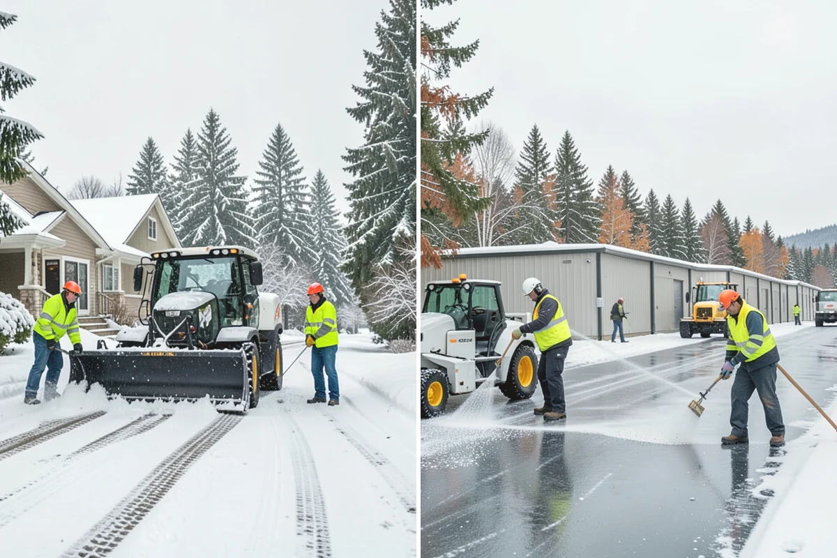 Government Building Snow Removal in Tukwila, King County, WA - Identify ADA routes, public entrances, and civic parking