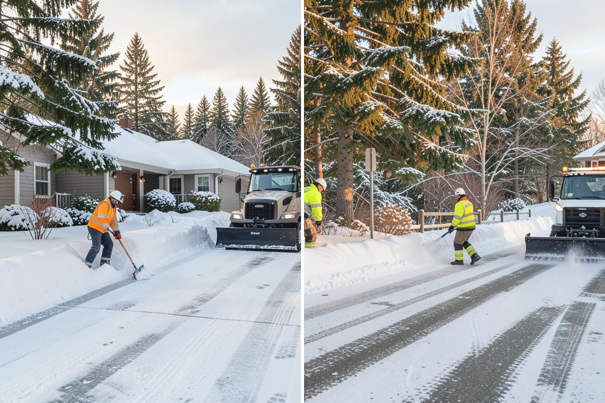 Government Building Snow Removal in Wilkeson, Pierce County, WA - Identify ADA routes, public entrances, and civic parking