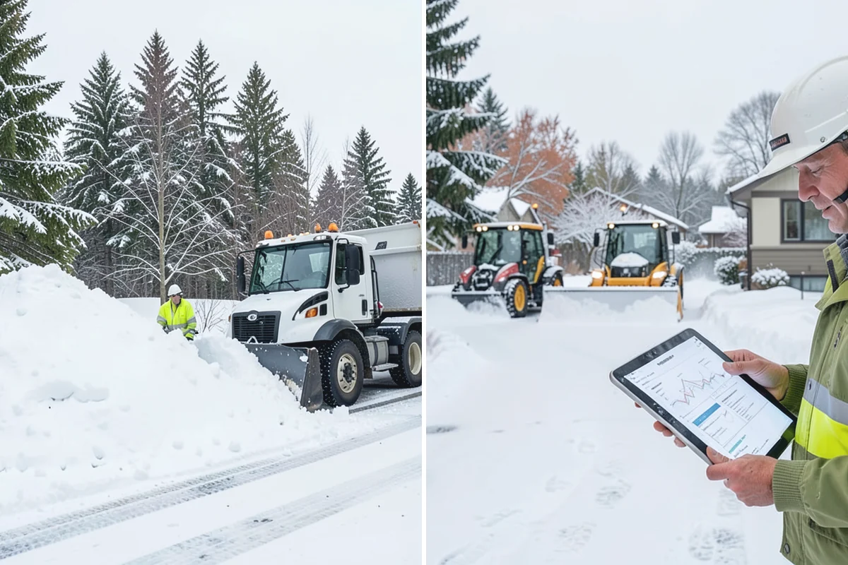Government Building Snow Removal in Woodinville, King County, WA - Identify ADA routes, public entrances, and civic parking