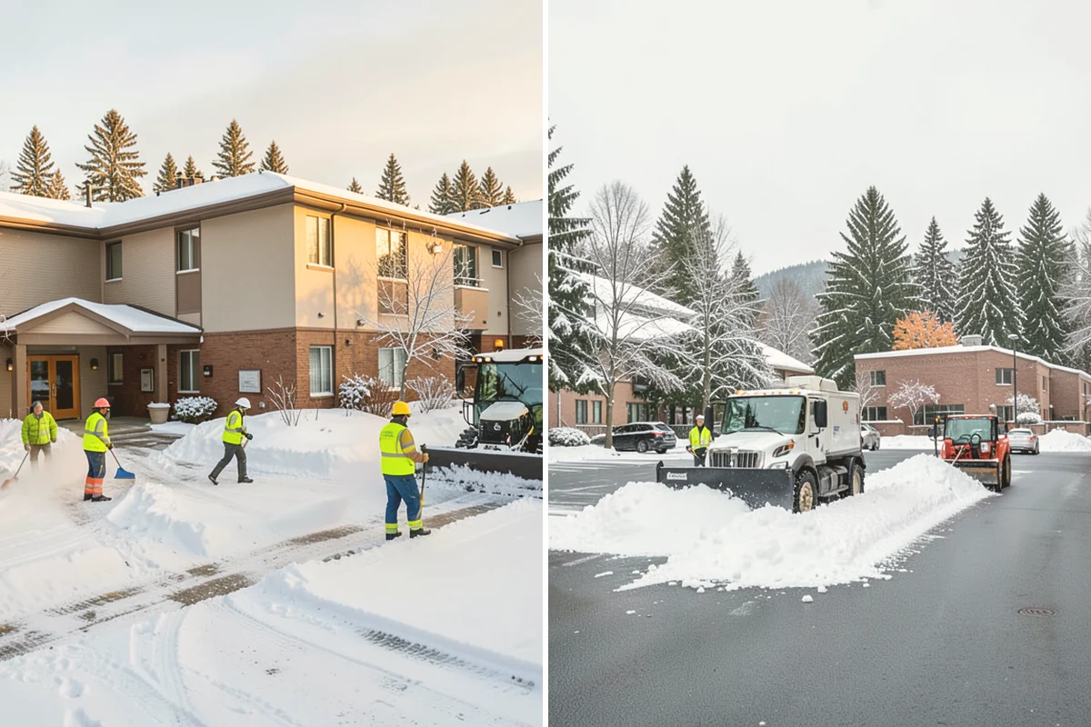 Gravel Driveway Snow Removal in Algona, King County, WA - We set plow shoes to ride above the gravel
