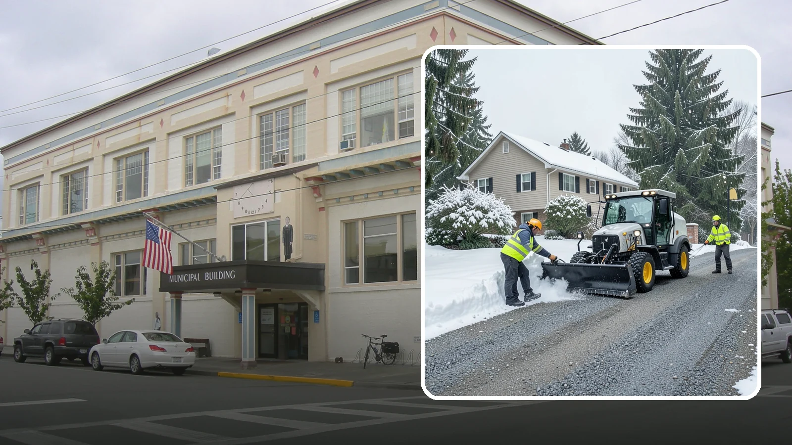 Gravel Driveway Snow Removal in Anacortes, Skagit County, WA - We clear gravel driveways carefully to remove snow without scattering your loose surface.