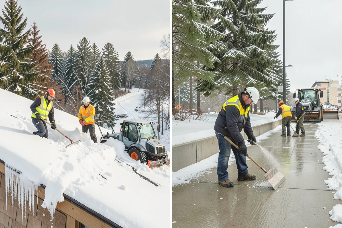 Gravel Driveway Snow Removal in Anacortes, Skagit County, WA - We set plow shoes to ride above the gravel