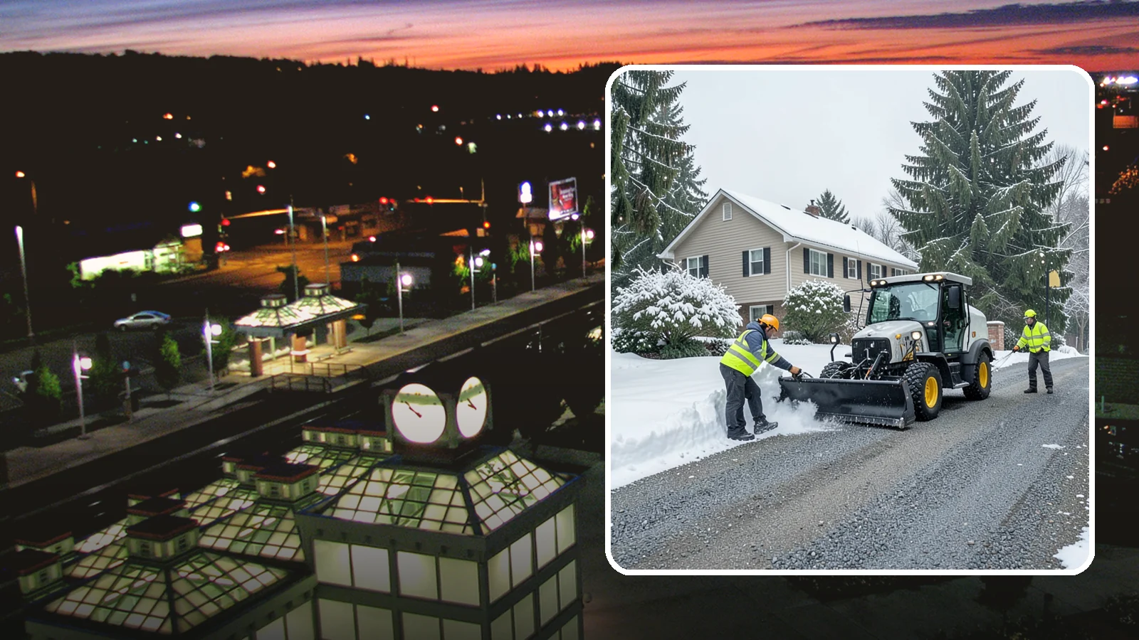 Gravel Driveway Snow Removal in Auburn, King County, WA - We clear gravel driveways carefully to remove snow without scattering your loose surface.