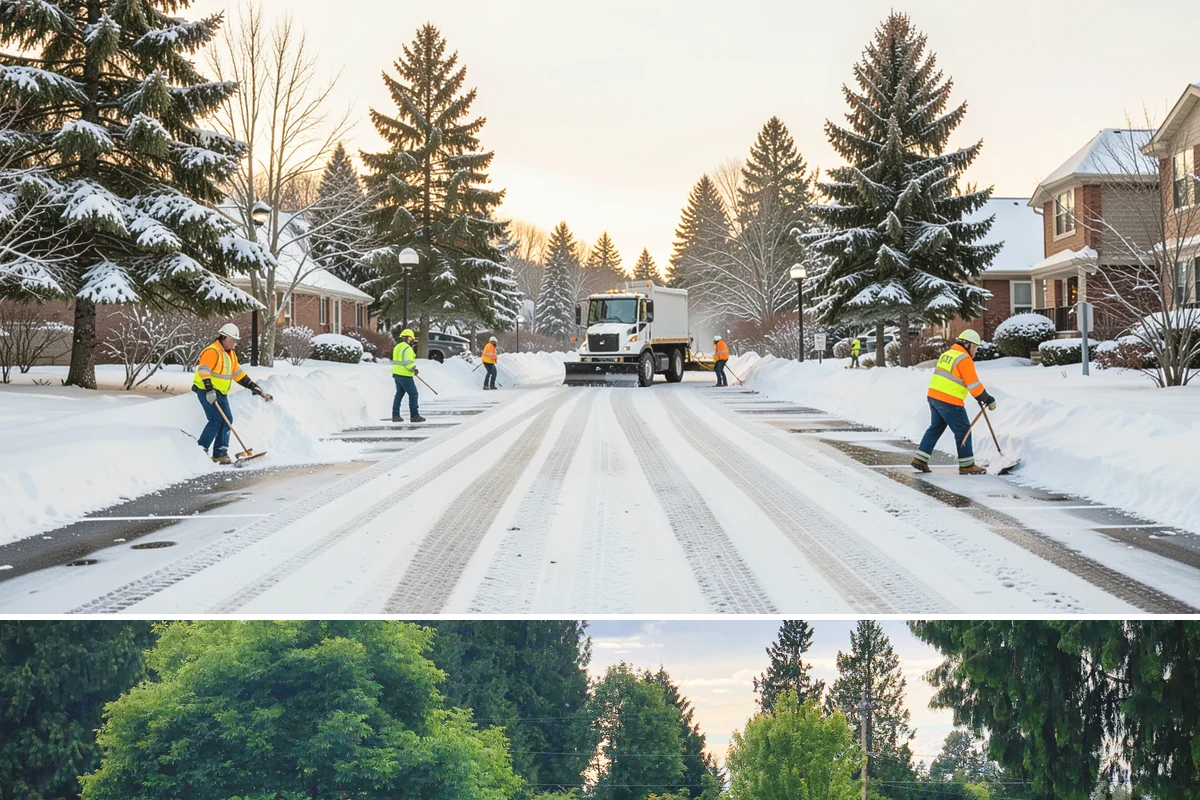 Gravel Driveway Snow Removal in Bonney Lake, Pierce County, WA - Gravel driveway clearing runs through the rural snow window from late fall into spring.