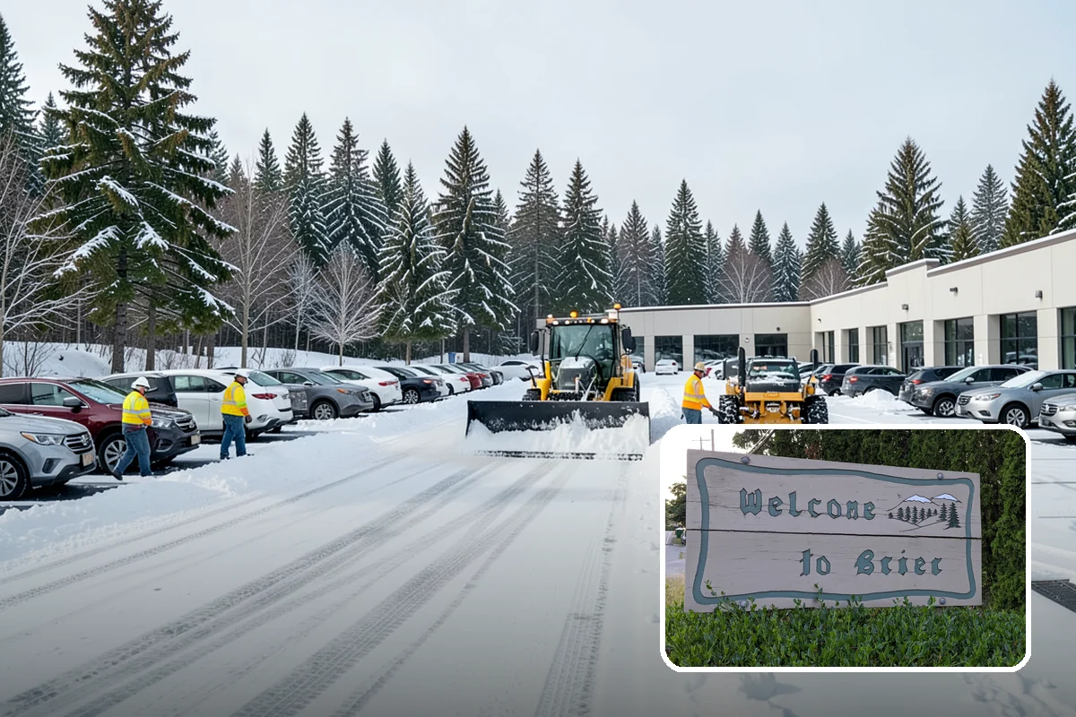 Gravel Driveway Snow Removal in Brier, Snohomish County, WA - Removes snow without scattering gravel