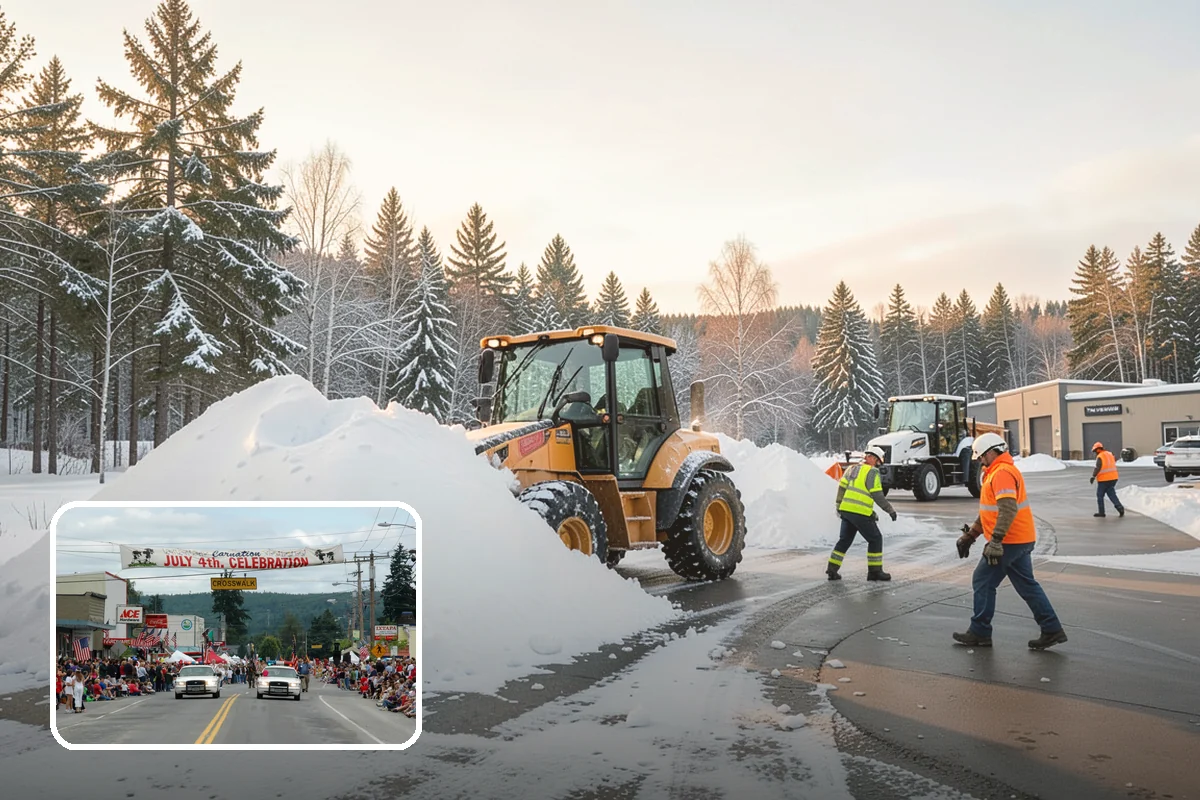 Gravel Driveway Snow Removal in Carnation, King County, WA - Removes snow without scattering gravel