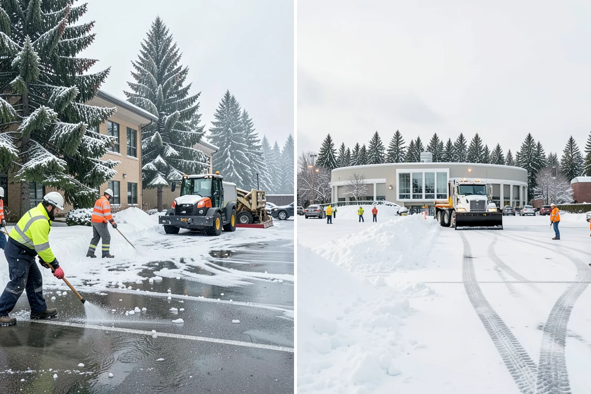 Gravel Driveway Snow Removal in Concrete, Skagit County, WA - We set plow shoes to ride above the gravel