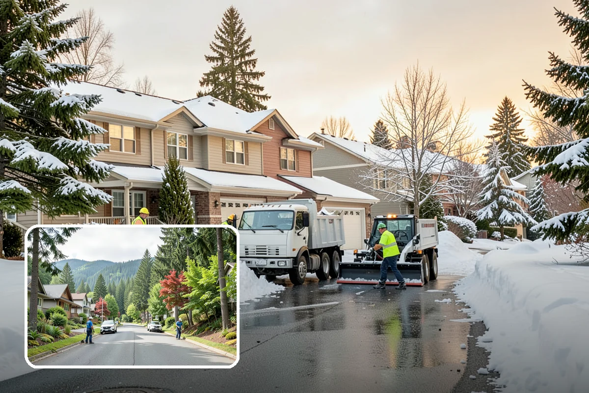 Gravel Driveway Snow Removal in Darrington, Snohomish County, WA - Removes snow without scattering gravel