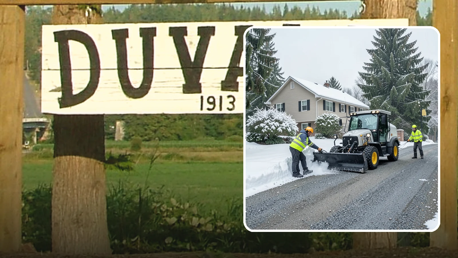 Gravel Driveway Snow Removal in Duvall, King County, WA - We clear gravel driveways carefully to remove snow without scattering your loose surface.