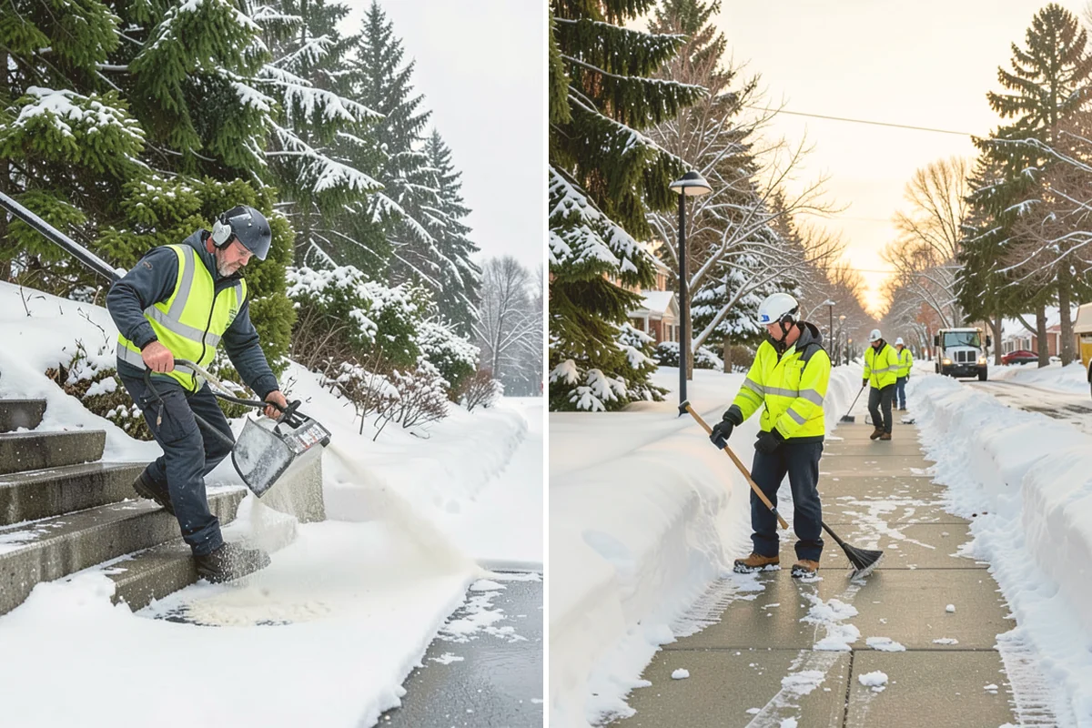 Gravel Driveway Snow Removal in Eatonville, Pierce County, WA - We set plow shoes to ride above the gravel