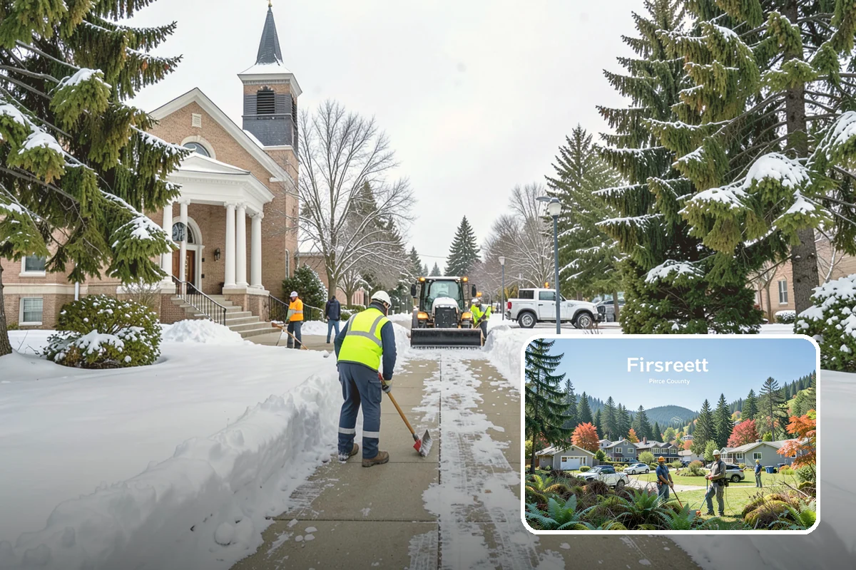 Gravel Driveway Snow Removal in Fircrest, Pierce County, WA - Removes snow without scattering gravel