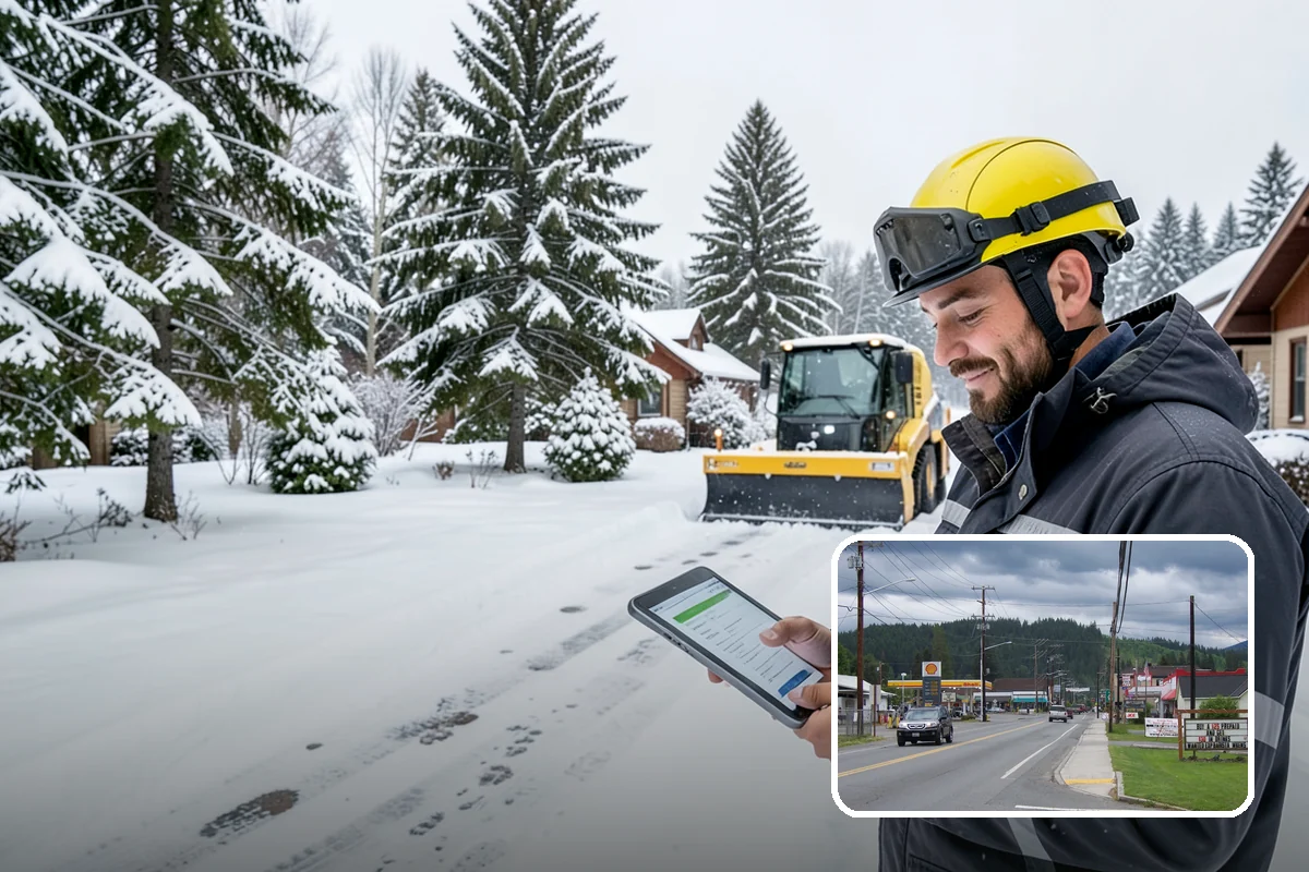 Gravel Driveway Snow Removal in Granite Falls, Snohomish County, WA - Removes snow without scattering gravel