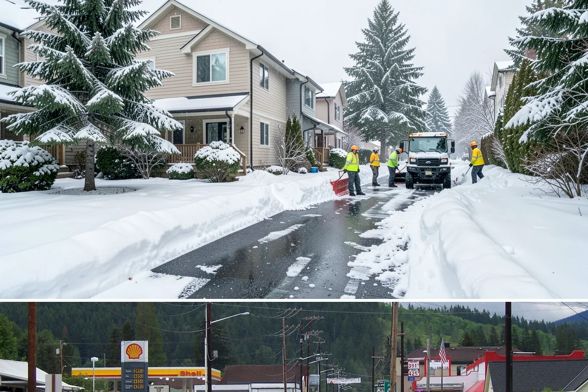 Gravel Driveway Snow Removal in Granite Falls, Snohomish County, WA - Gravel driveway clearing runs through the rural snow window from late fall into spring.