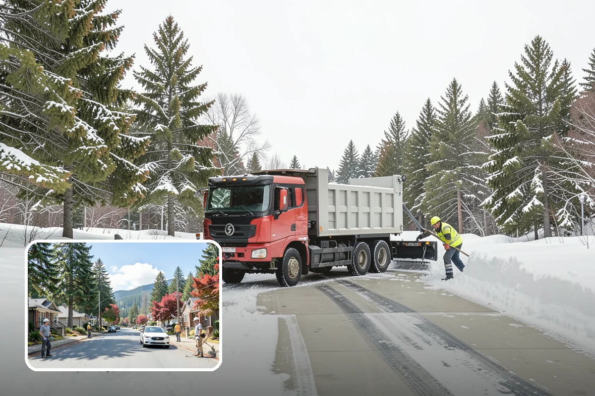 Gravel Driveway Snow Removal in Hunts Point, King County, WA - Removes snow without scattering gravel