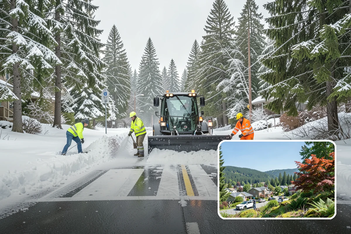 Gravel Driveway Snow Removal in Index, Snohomish County, WA - Removes snow without scattering gravel