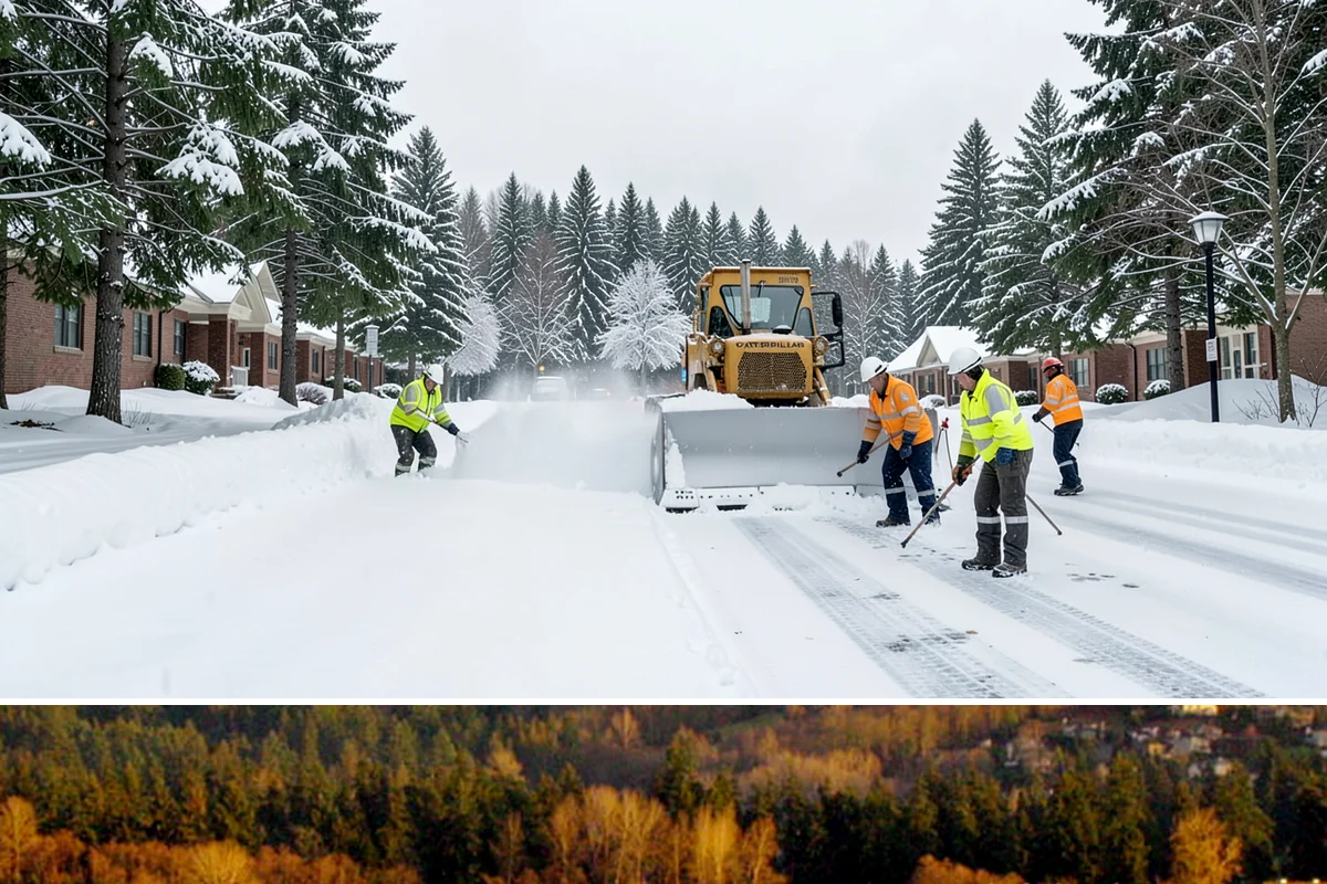 Gravel Driveway Snow Removal in Kenmore, King County, WA - Gravel driveway clearing runs through the rural snow window from late fall into spring.