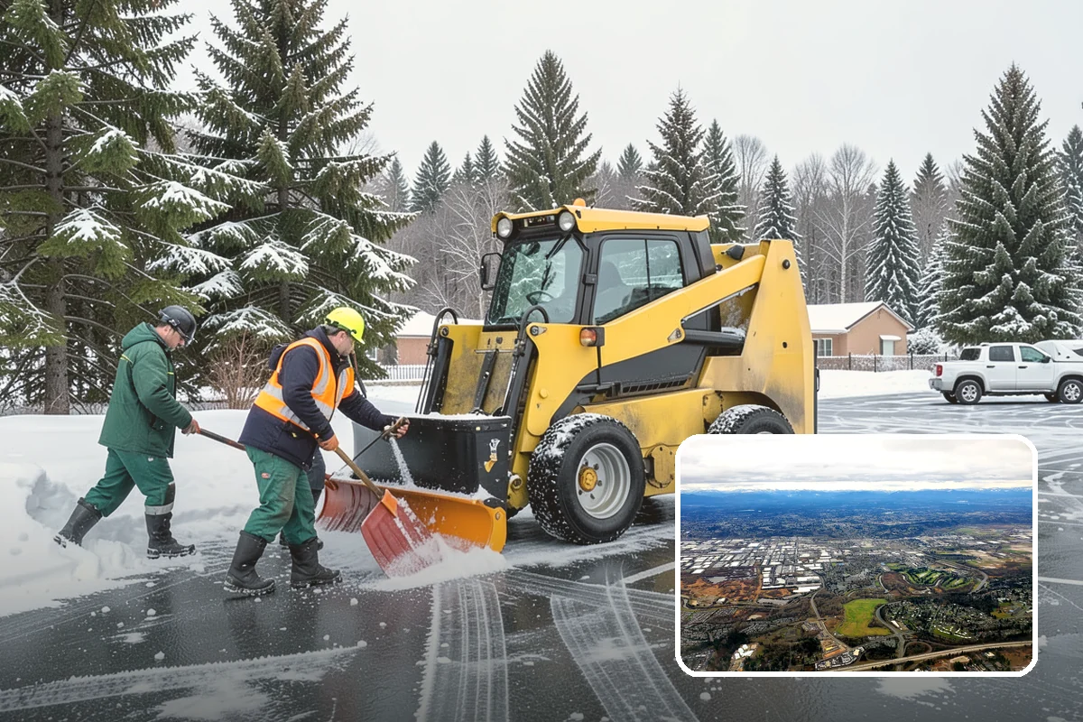 Gravel Driveway Snow Removal in Kent, King County, WA - Removes snow without scattering gravel