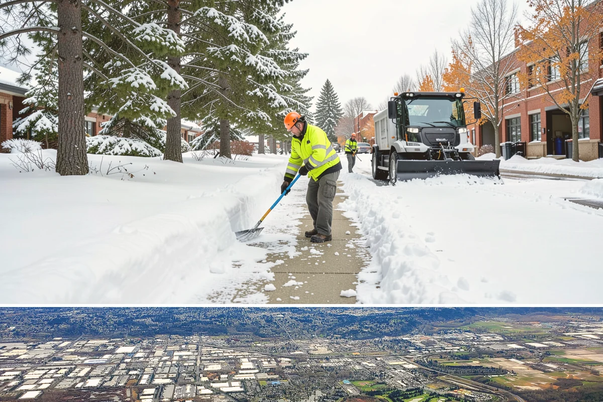 Gravel Driveway Snow Removal in Kent, King County, WA - Gravel driveway clearing runs through the rural snow window from late fall into spring.