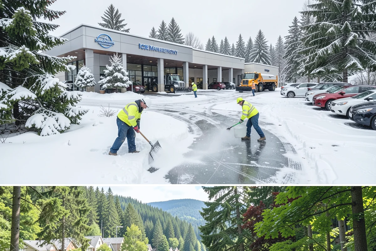 Gravel Driveway Snow Removal in Lake Forest Park, King County, WA - Gravel driveway clearing runs through the rural snow window from late fall into spring.