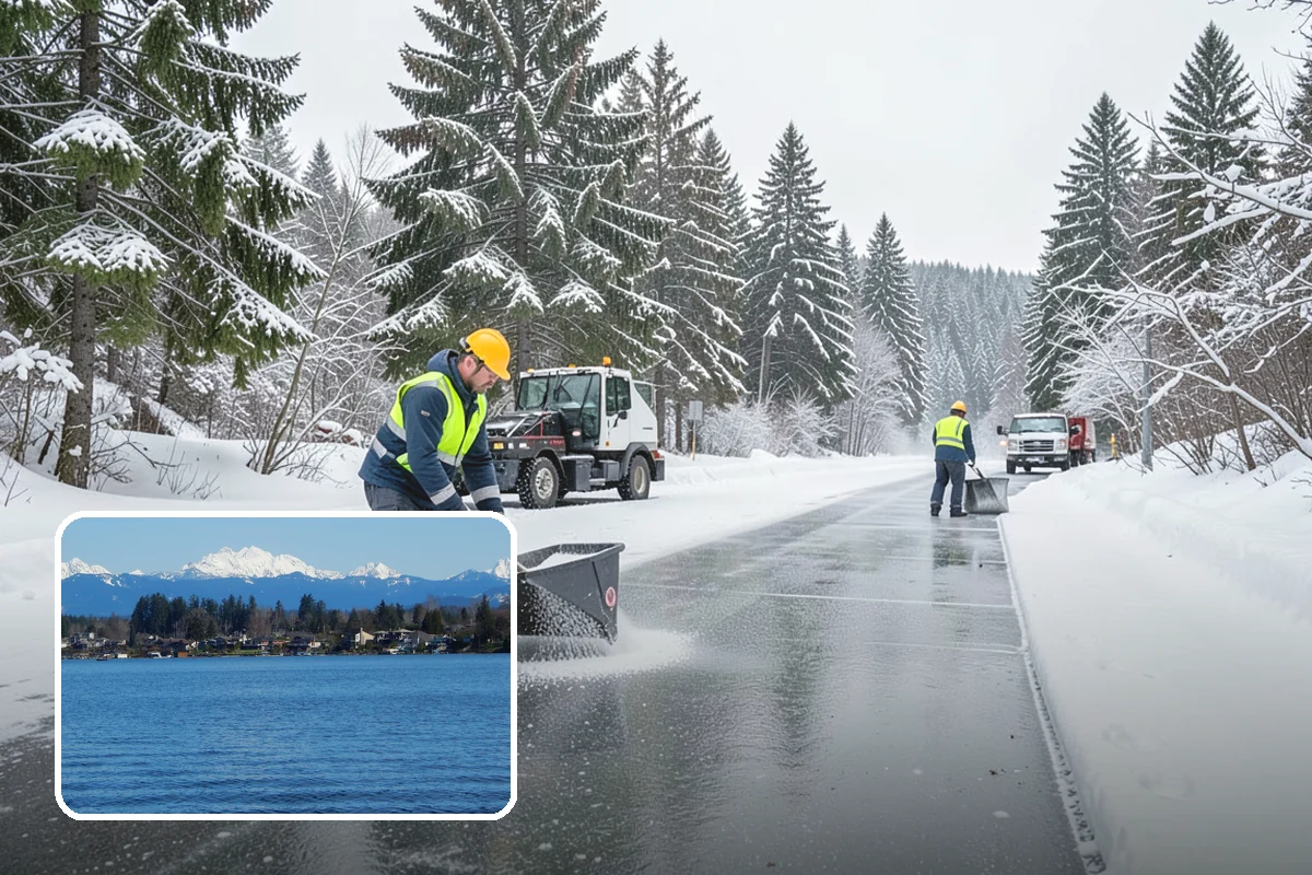 Gravel Driveway Snow Removal in Lake Stevens, Snohomish County, WA - Removes snow without scattering gravel