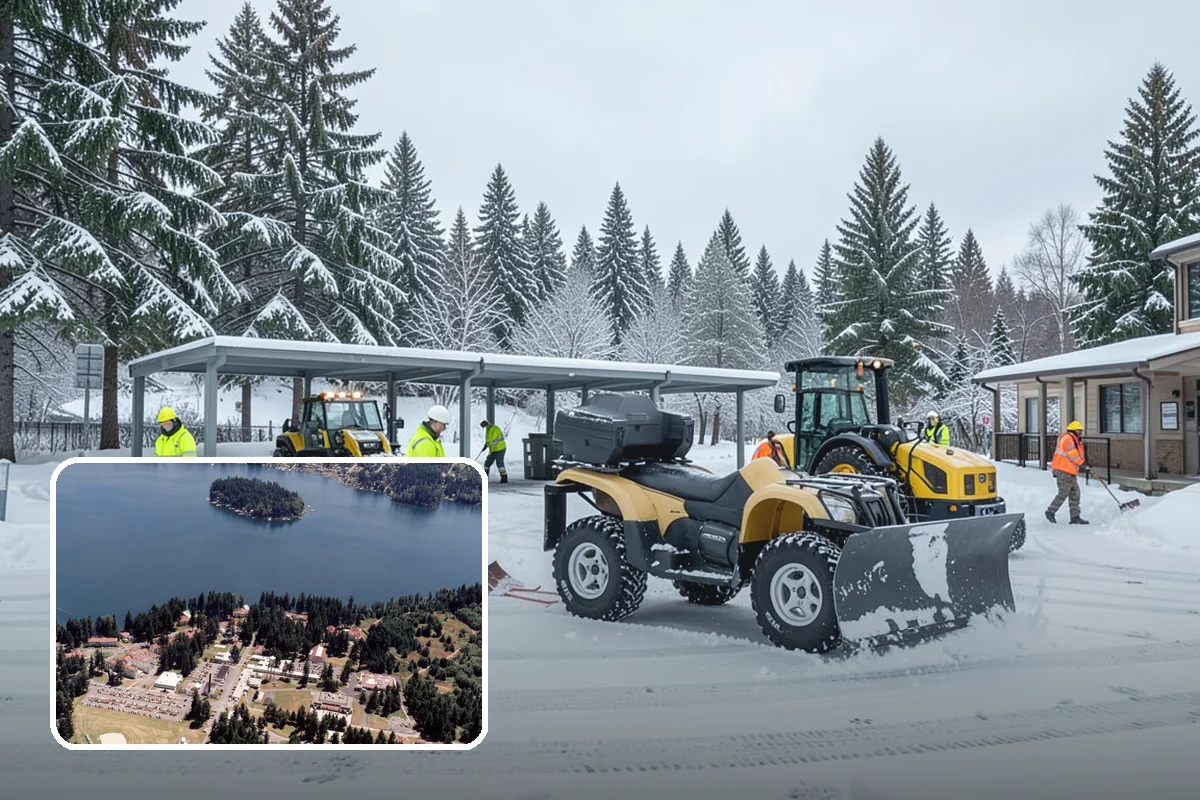Gravel Driveway Snow Removal in Lakewood, Pierce County, WA - Removes snow without scattering gravel