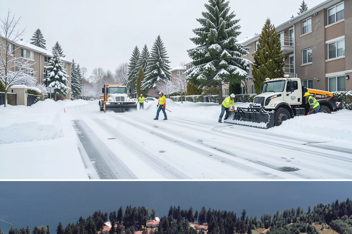 Gravel Driveway Snow Removal in Lakewood, Pierce County, WA - Gravel driveway clearing runs through the rural snow window from late fall into spring.