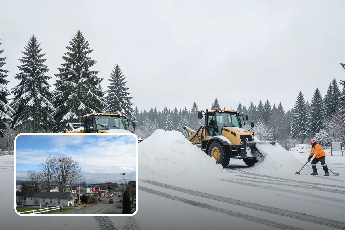 Gravel Driveway Snow Removal in Langley, Island County, WA - Removes snow without scattering gravel