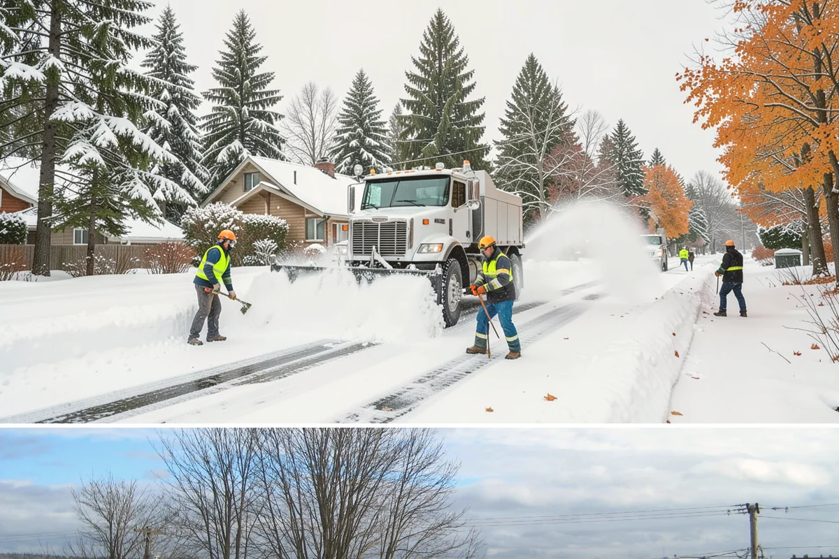 Gravel Driveway Snow Removal in Langley, Island County, WA - Gravel driveway clearing runs through the rural snow window from late fall into spring.