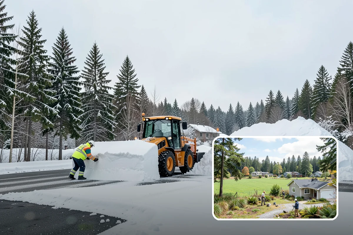 Gravel Driveway Snow Removal in Lyman, Skagit County, WA - Removes snow without scattering gravel