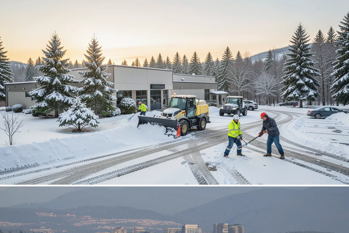 Gravel Driveway Snow Removal in Medina, King County, WA - Gravel driveway clearing runs through the rural snow window from late fall into spring.