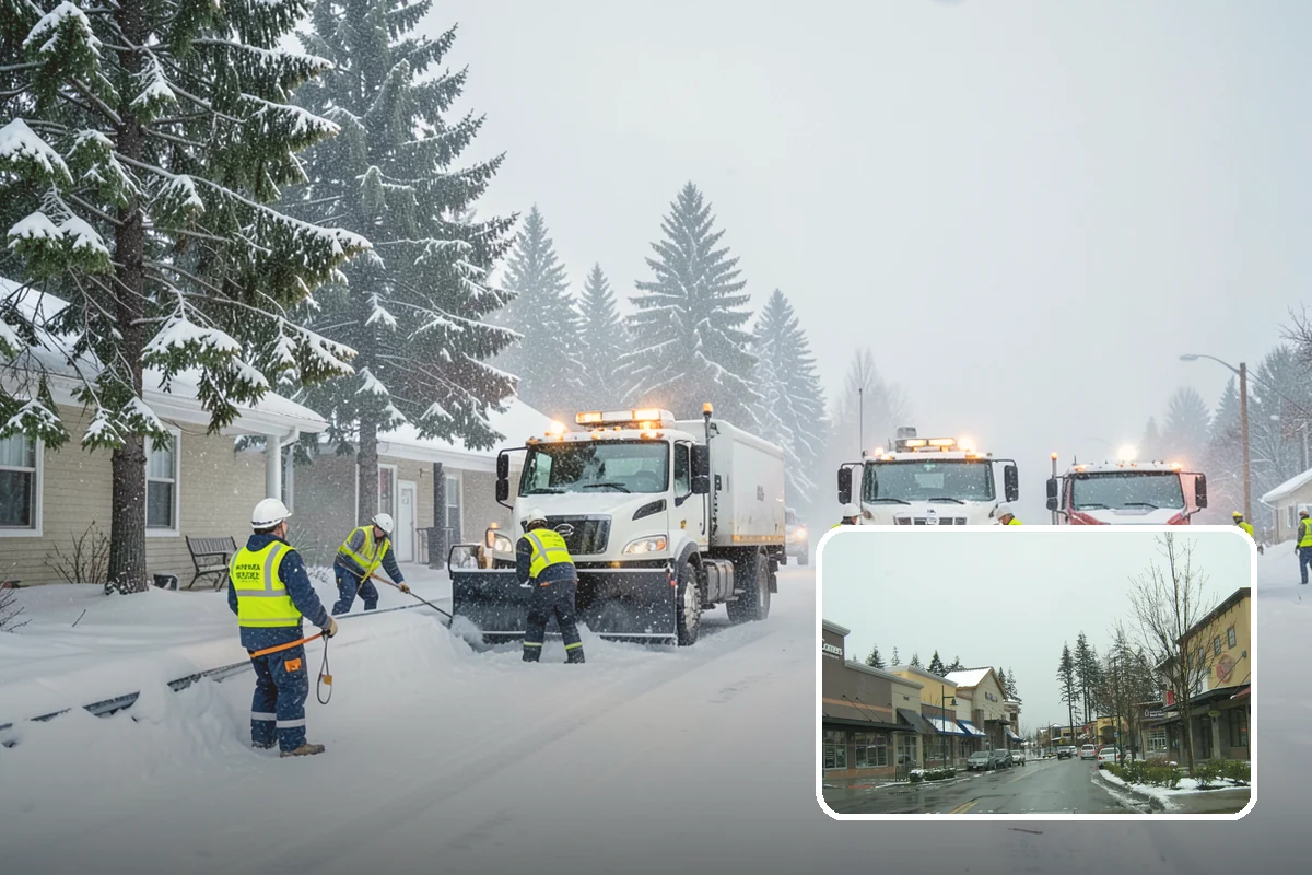 Gravel Driveway Snow Removal in Mill Creek, Snohomish County, WA - Removes snow without scattering gravel