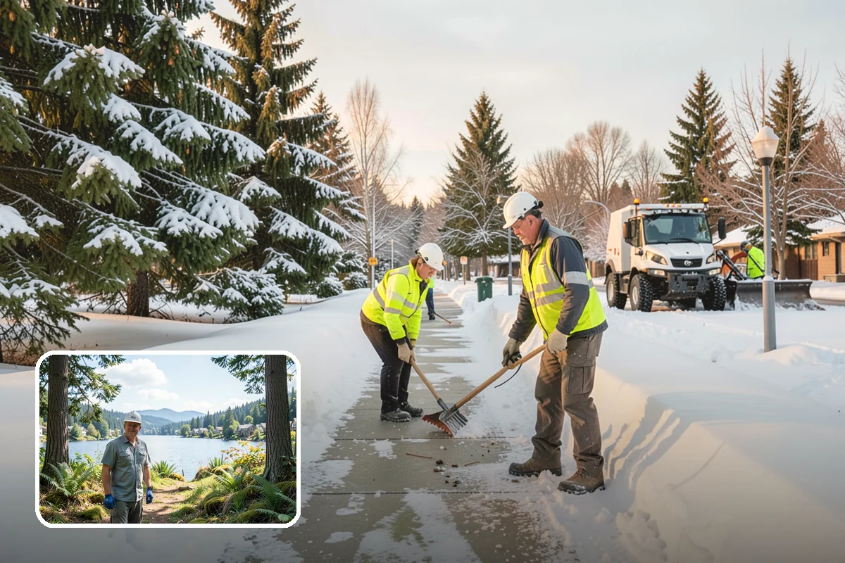 Gravel Driveway Snow Removal in Milton, King County, WA - Removes snow without scattering gravel