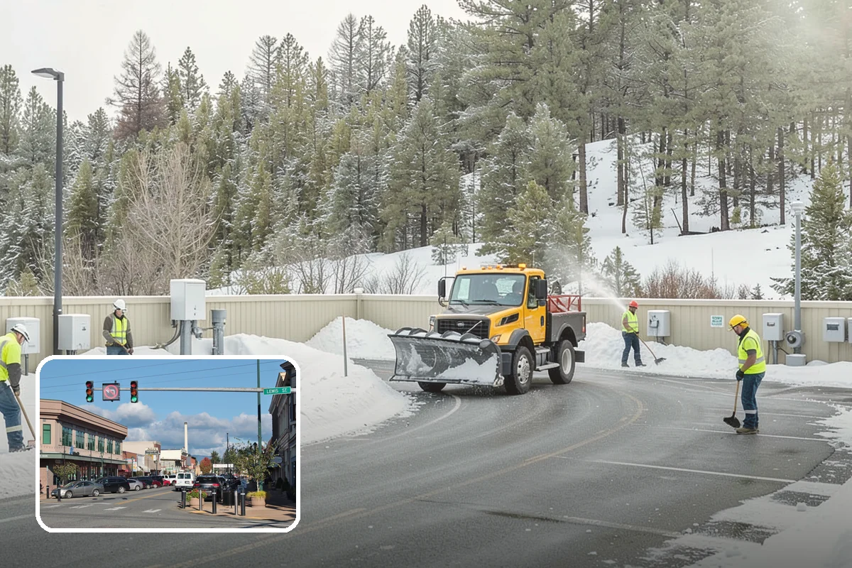 Gravel Driveway Snow Removal in Monroe, Snohomish County, WA - Removes snow without scattering gravel