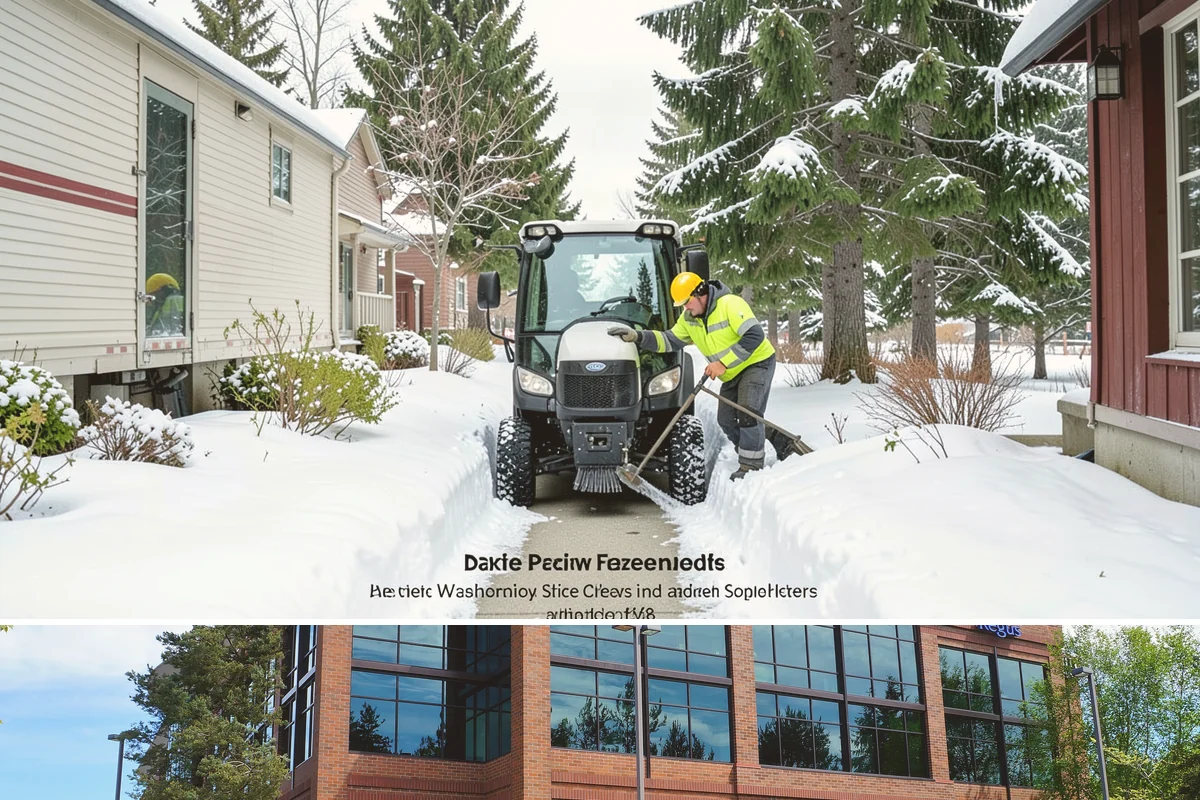 Gravel Driveway Snow Removal in Mountlake Terrace, Snohomish County, WA - Gravel driveway clearing runs through the rural snow window from late fall into spring.