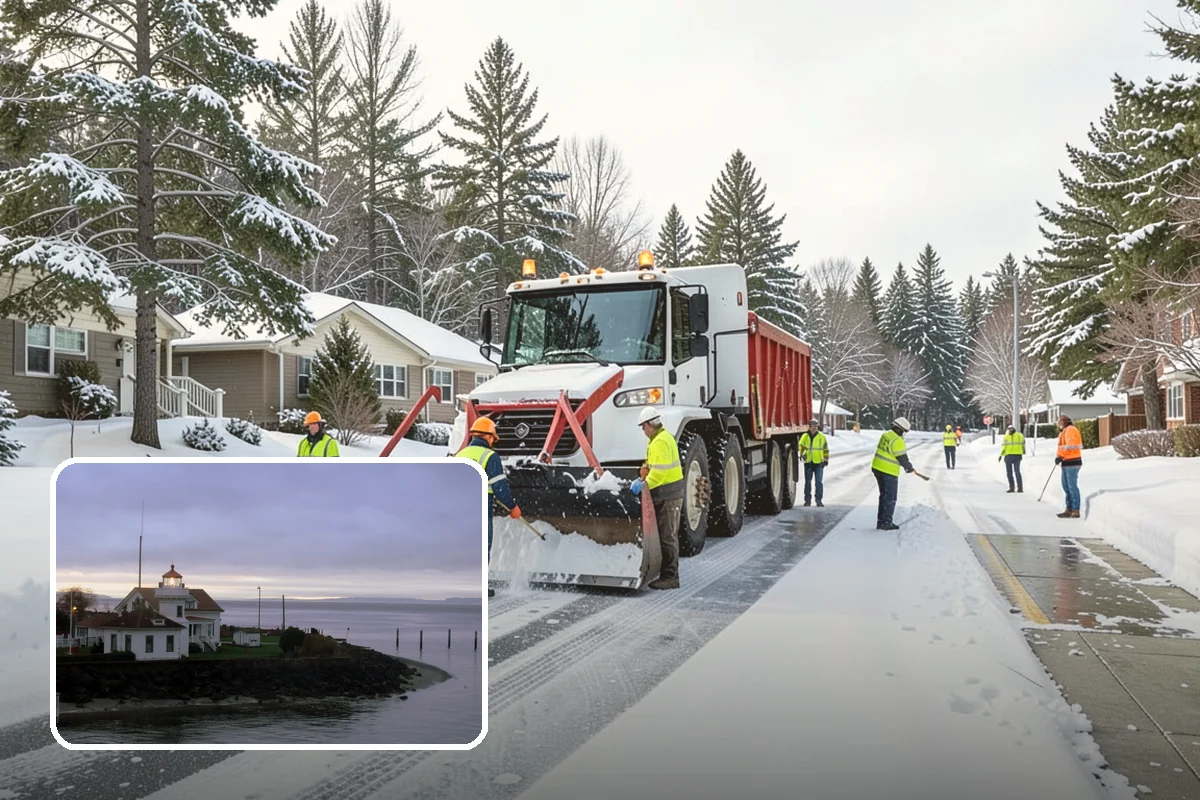 Gravel Driveway Snow Removal in Mukilteo, Snohomish County, WA - Removes snow without scattering gravel