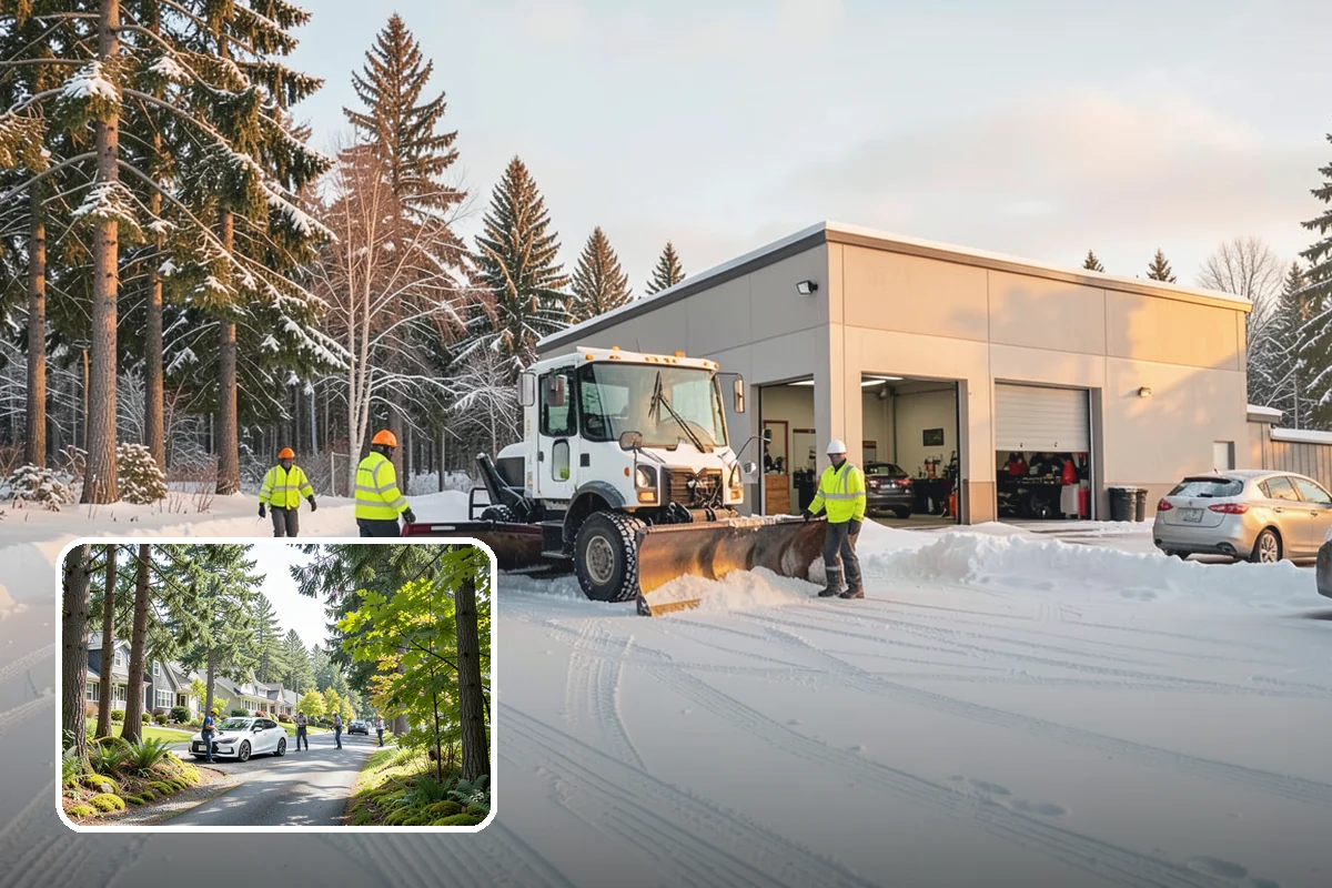 Gravel Driveway Snow Removal in Normandy Park, King County, WA - Removes snow without scattering gravel
