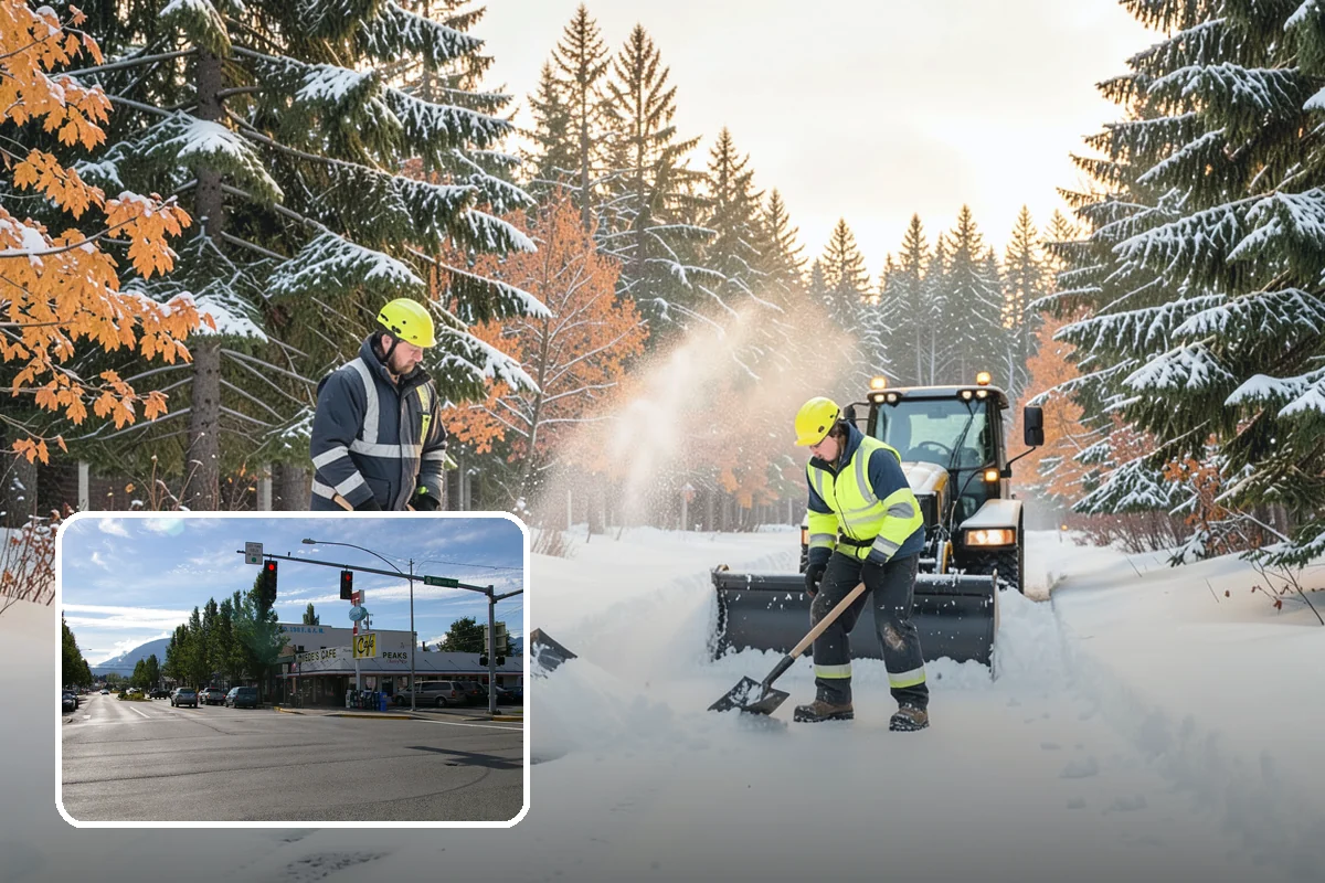 Gravel Driveway Snow Removal in North Bend, King County, WA - Removes snow without scattering gravel