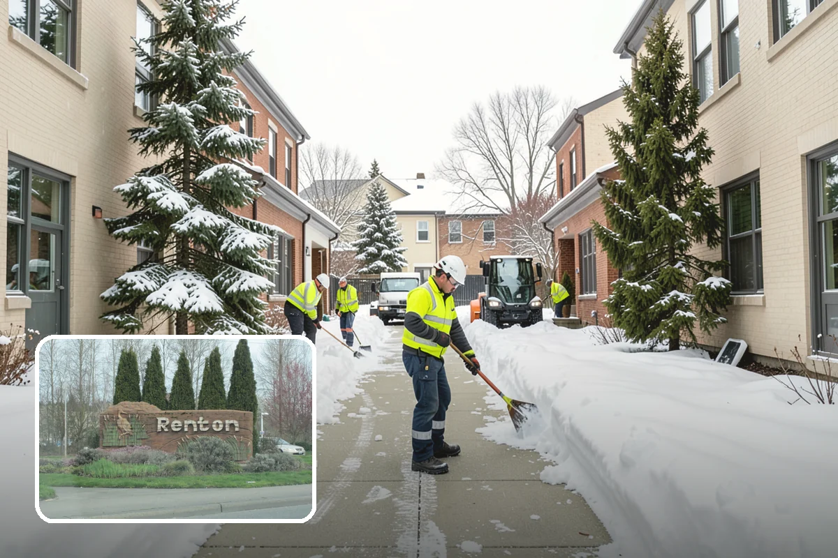 Gravel Driveway Snow Removal in Renton, King County, WA - Removes snow without scattering gravel