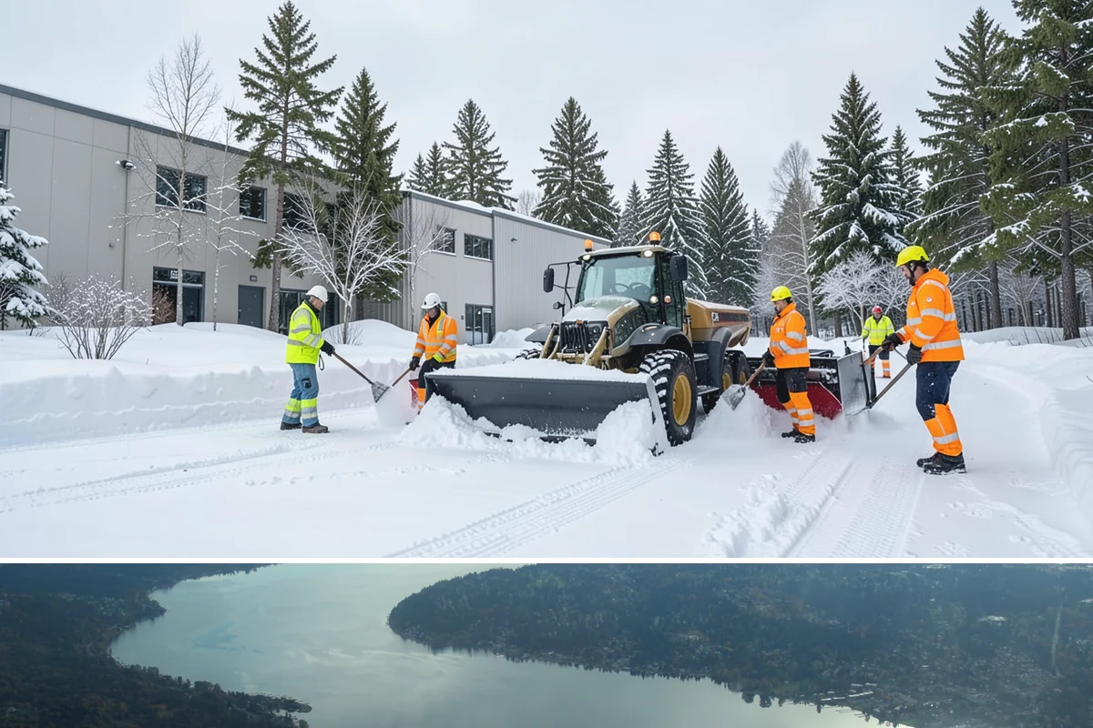 Gravel Driveway Snow Removal in Sammamish, King County, WA - Gravel driveway clearing runs through the rural snow window from late fall into spring.